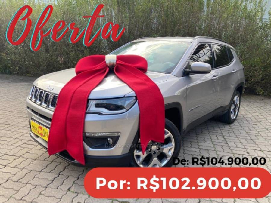 JEEP - COMPASS - 2018/2019 - Prata - R$ 102.900,00